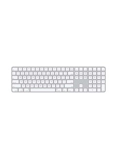 Magic Keyboard with Touch ID and Numeric Keypad (for Mac computers with silicon) - US English Silver