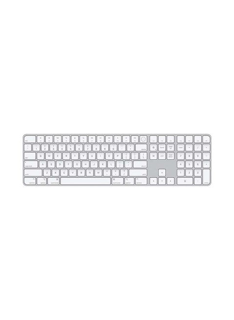 Magic Keyboard with Touch ID and Numeric Keypad (for Mac computers with silicon) - US English Silver
