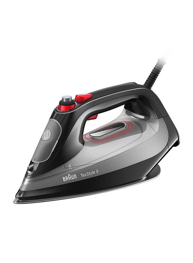 Steam Iron, EloxalPlus Free Glid Soleplate, iCare Technology, 230g Steam Shot per Minute, Anti Drip, Self Cleaning, Anti Calc, 330 ml 3100 W SI9281BK Black - v1663169289/N53349325A_1