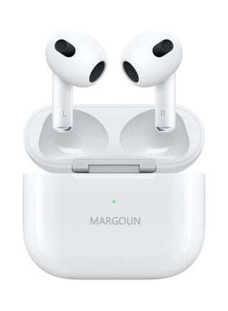 Wireless Earbuds 3rd Generation TWS Bluetooth Sport In-Ear Headphones Hi-Fi Stereo Sound Noise Reduction for iOS and Android Phones White - v1663225365/N53350593A_1