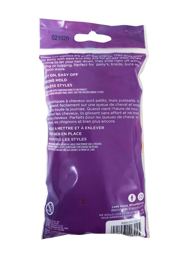 قودي  مجموعة أربطة شعر مطاطية أوتشليس مكونة من 500 قطعة متعدد الألوان 17سم - Image 2