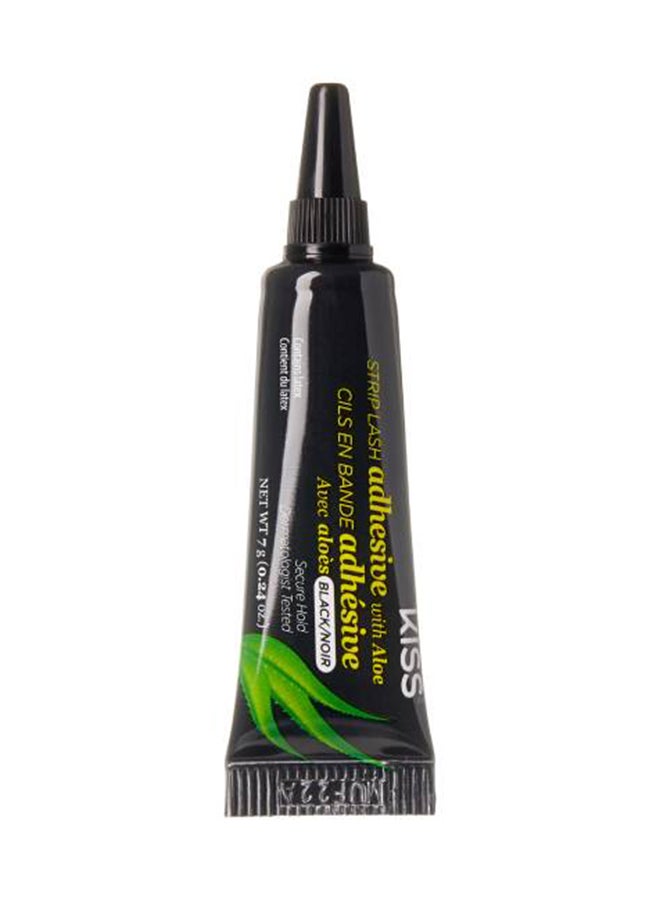 KISS - Strip Lash Adhesive With Aloe Black - Image 1
