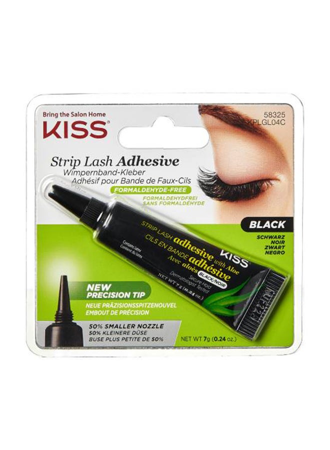 KISS - Strip Lash Adhesive With Aloe Black - Image 1