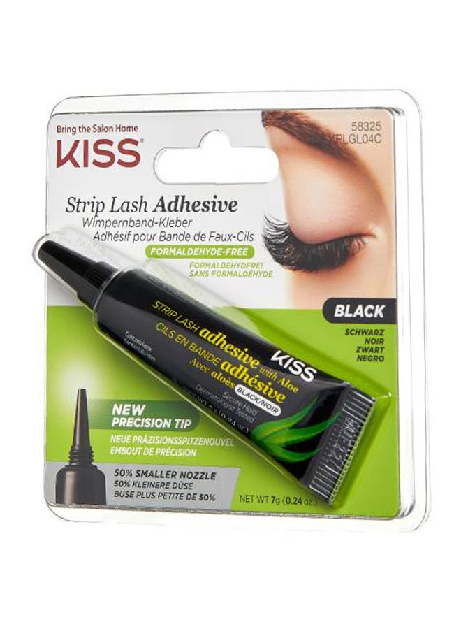 KISS - Strip Lash Adhesive With Aloe Black - Image 1