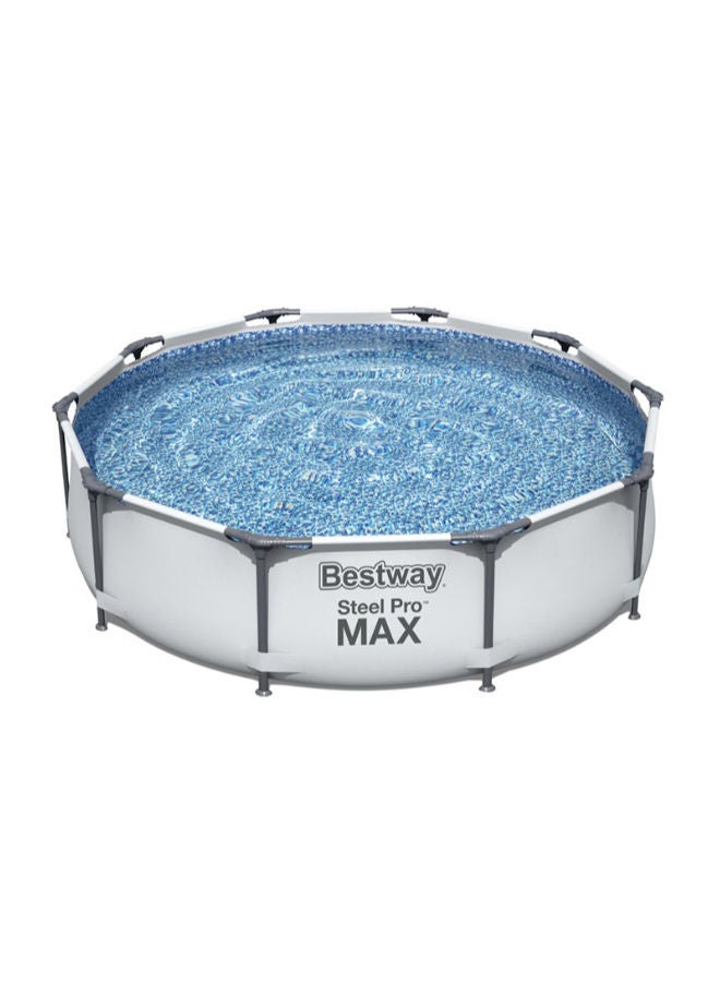 Bestway Steel Pro Frame Pool Set ( Pool Filter Pump) -26-56408 305x76cm  - Image 1