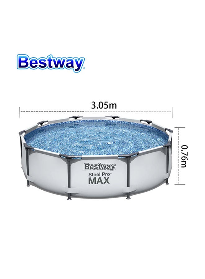 Bestway Steel Pro Frame Pool Set ( Pool Filter Pump) -26-56408 305x76cm  - Image 5