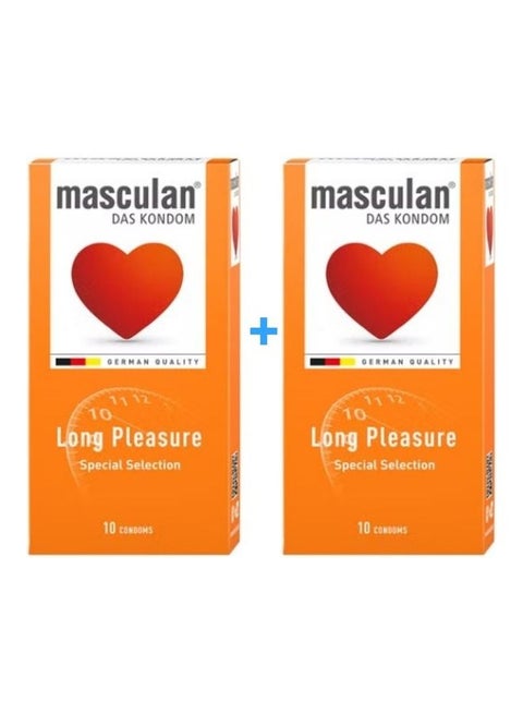 Pack Of 2 Long Pleasure Condom