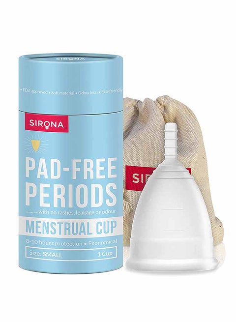 Pad Free Periods Menstrual Cup Clear S