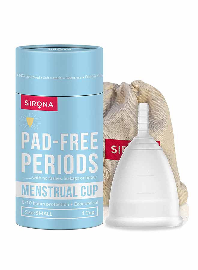 Sirona - Pad Free Periods Menstrual Cup Clear S - Image 1