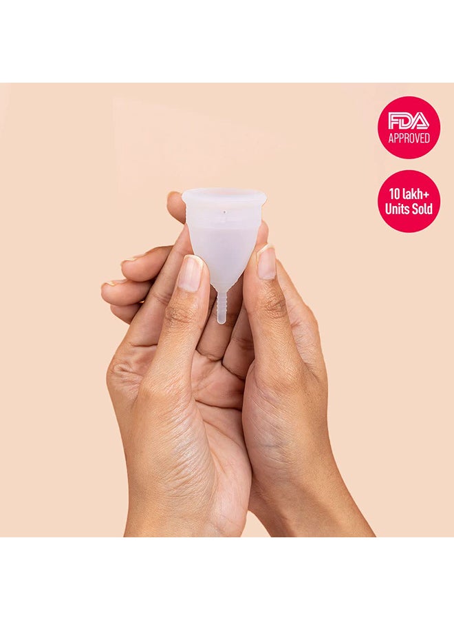 Sirona - Pad Free Periods Menstrual Cup Clear S - Image 1