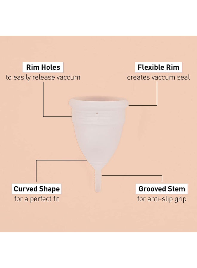 Sirona - Pad Free Periods Menstrual Cup Clear S - Image 1