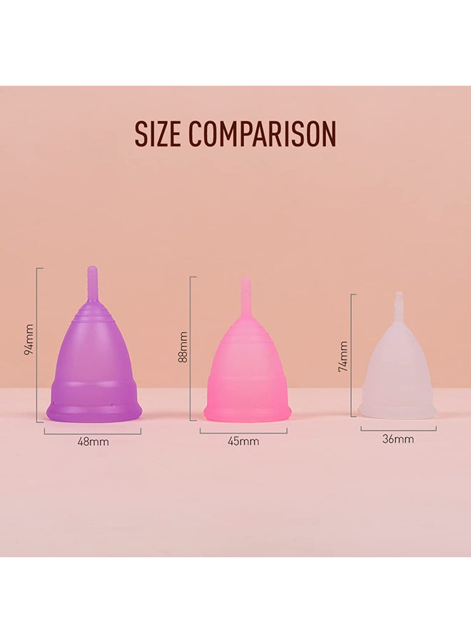 Sirona - Pad Free Periods Menstrual Cup Clear S - Image 1