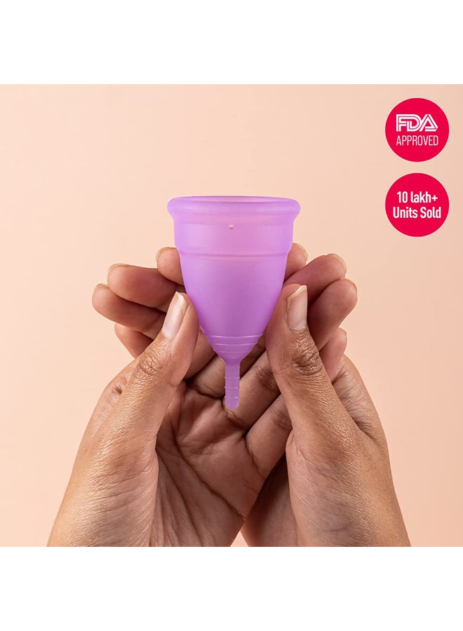 سيرونا كأس الحيض القابل لإعادة الاستخدام، حجم كبير - Image 2
