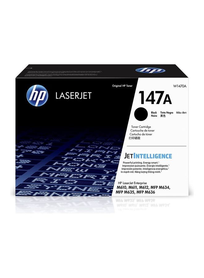 إتش بي خرطوشة حبر LaserJet الأصلية W1470A 147A، عبوة واحدة  - Image 1