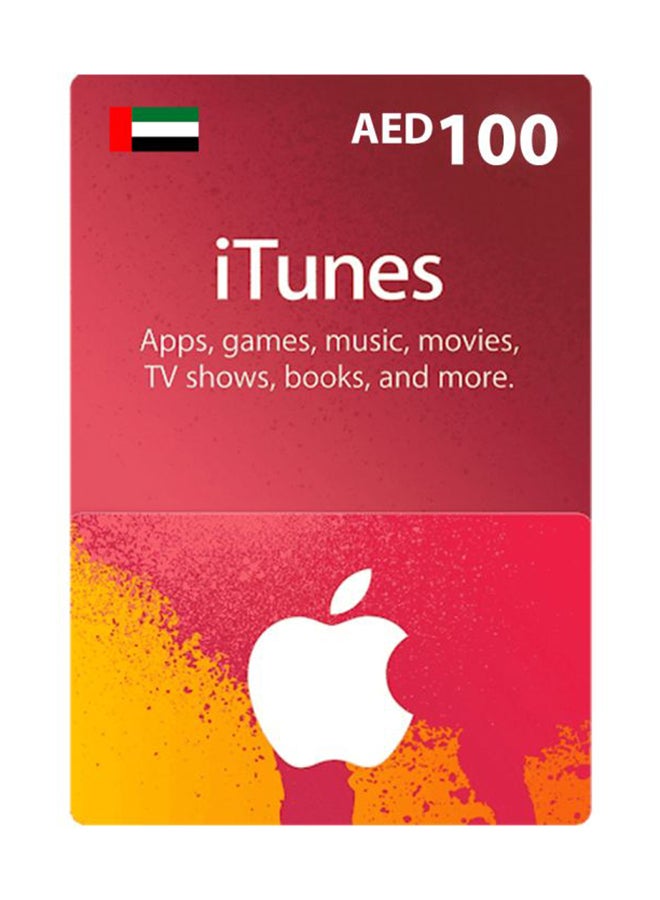 Apple App Store & iTunes UAE 100 AED (Delivery via SMS/WhatsApp) 