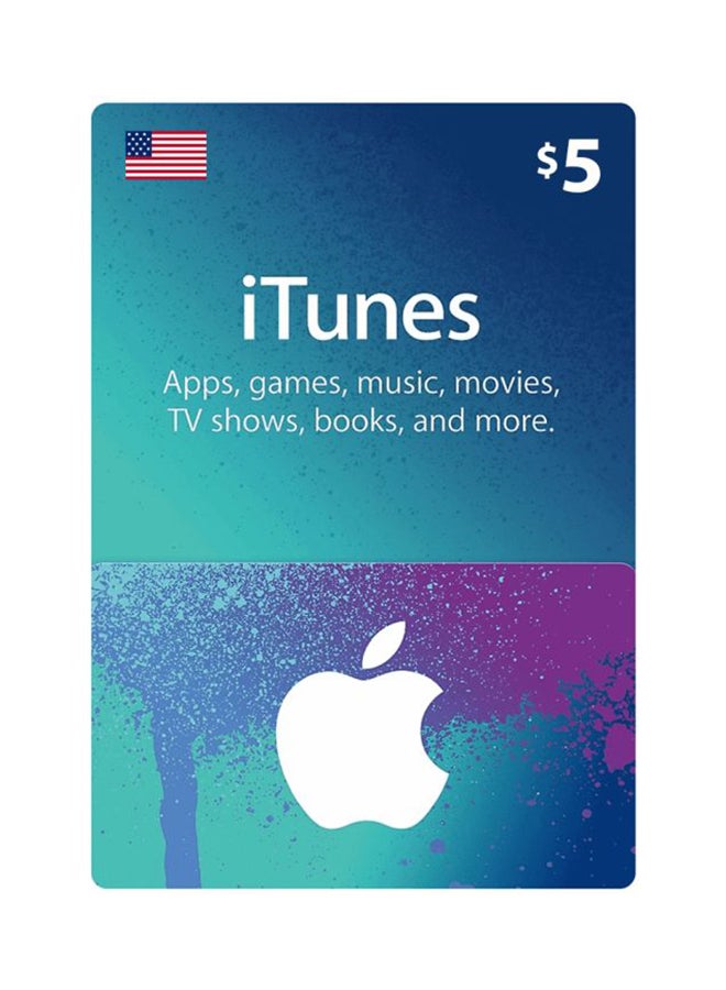 Apple App Store & iTunes US 5$ (Delivery via SMS/WhatsApp) 