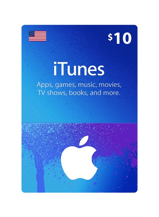 Apple App Store & iTunes US 10$ (Delivery via SMS/WhatsApp) 