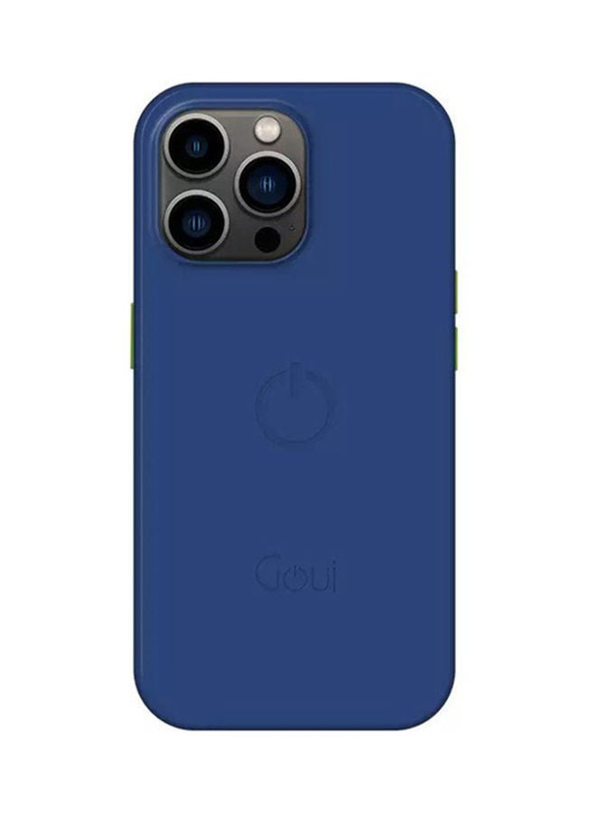 Goui - iPhone  14 Pro Max Case – Wireless Charging Friendly, 2x Magnetic Bar for Secure Attachment, 100% Compatible, Slim & Protective Design - Midnight Blue - Image 1
