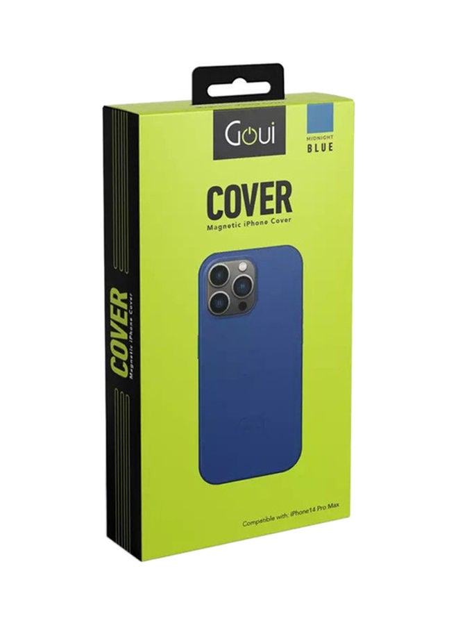 Goui - iPhone  14 Pro Max Case – Wireless Charging Friendly, 2x Magnetic Bar for Secure Attachment, 100% Compatible, Slim & Protective Design - Midnight Blue - Image 1