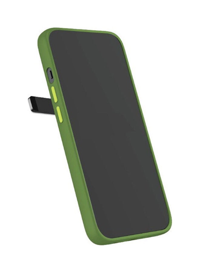 Goui iPhone 14 Case – Wireless Charging Friendly, 2x Magnetic Bar for Secure Attachment, 100% Compatible with iPhone 14  , Slim & Protective Design - Olive Green  - Image 2