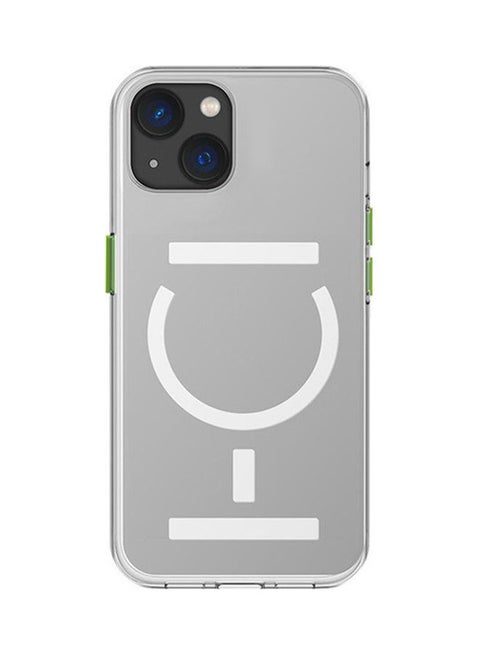 iPhone 14 Case – Wireless Charging Friendly, 2x Magnetic Bar for Secure Attachment, 100% Compatible, Slim & Protective Design - Transparent