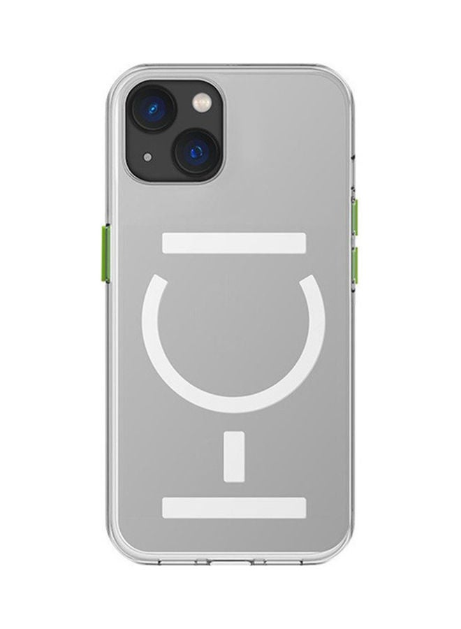 Goui - iPhone 14 Case – Wireless Charging Friendly, 2x Magnetic Bar for Secure Attachment, 100% Compatible, Slim & Protective Design - Transparent - Image 1