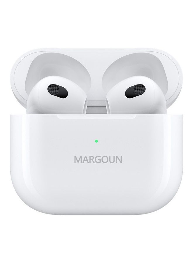 MARGOUN - Wireless Earbuds 3rd Generation TWS Bluetooth Sport In-Ear Headphones Hi-Fi Stereo Sound Noise Reduction for iOS and Android Phones White - Image 1