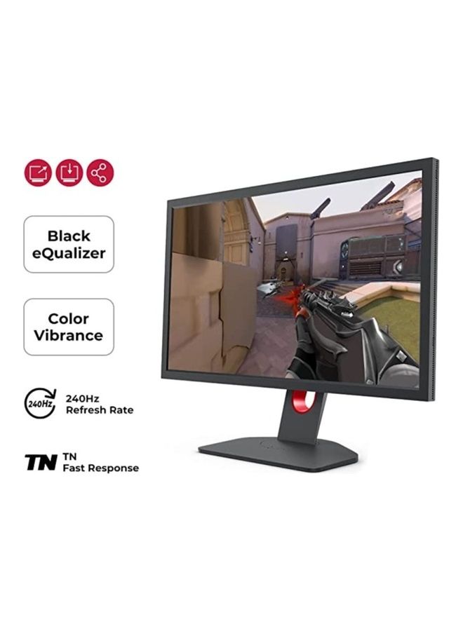 BenQ - Zowie XL2540K 24.5-Inch 240Hz Gaming Monitor | Smaller Base | Flexible Height & Tilt Adjustment | XL Setting To Share | Customizable Quick Menu Black - Image 1