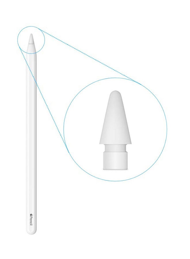 Apple - Apple Pencil Tips - 4 pack White - Image 1