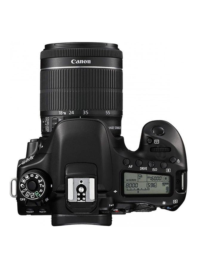 Canon - EOS 80D DSLR With EF-S 18-55mm f/3.5-5.6 IS STM Lens 24.2MP,LCD Touchscreen And Built-In Wi-Fi - Image 1