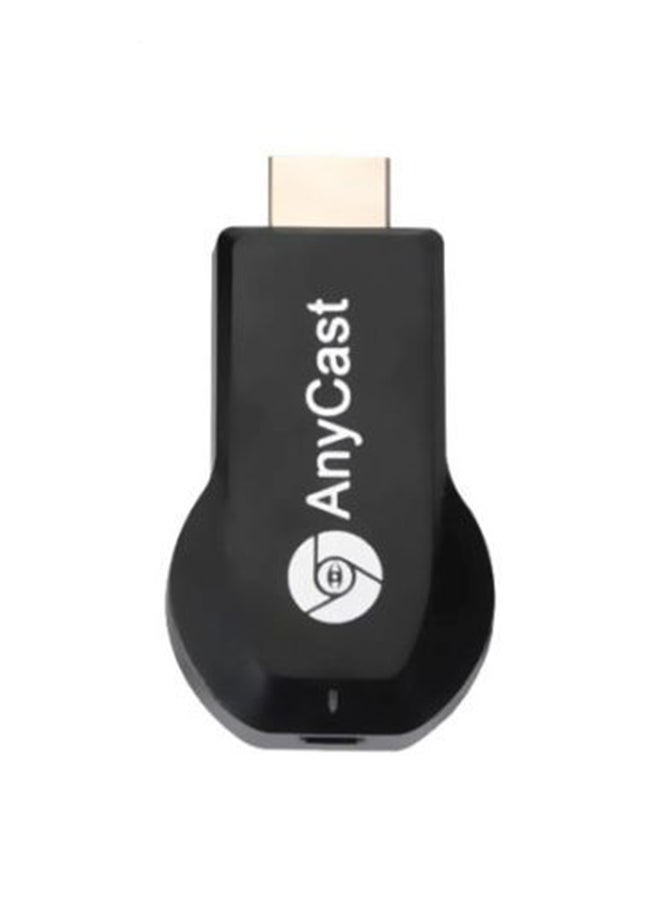 AnyCast - WiFi Display Dongle Reciever With 2-In-1 Cable Black/Silver - Image 1