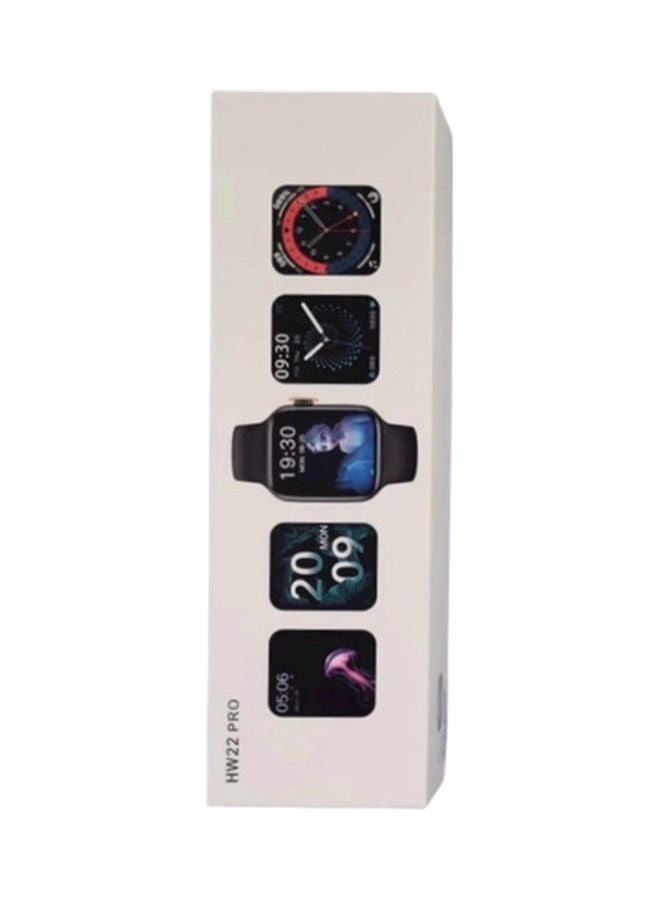 ساعة يد ذكية طراز HW22 برو سيريس 6 مقاس 44 مم بخاصية الشحن اللاسلكي أسود 1000 mAh - Image 2