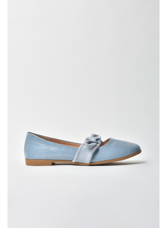 Jove - Stylish Pointed Comfort Ballerina Blue - Image 1