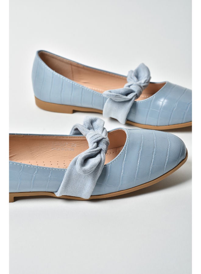 Jove - Stylish Pointed Comfort Ballerina Blue - Image 1