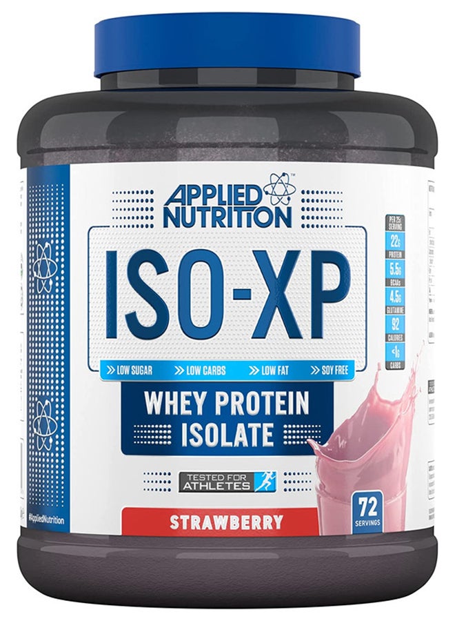 Applied Nutrition ISO XP Whey Protein Isolate Strawberry Flavour 72 Servings 1.8 Kg 