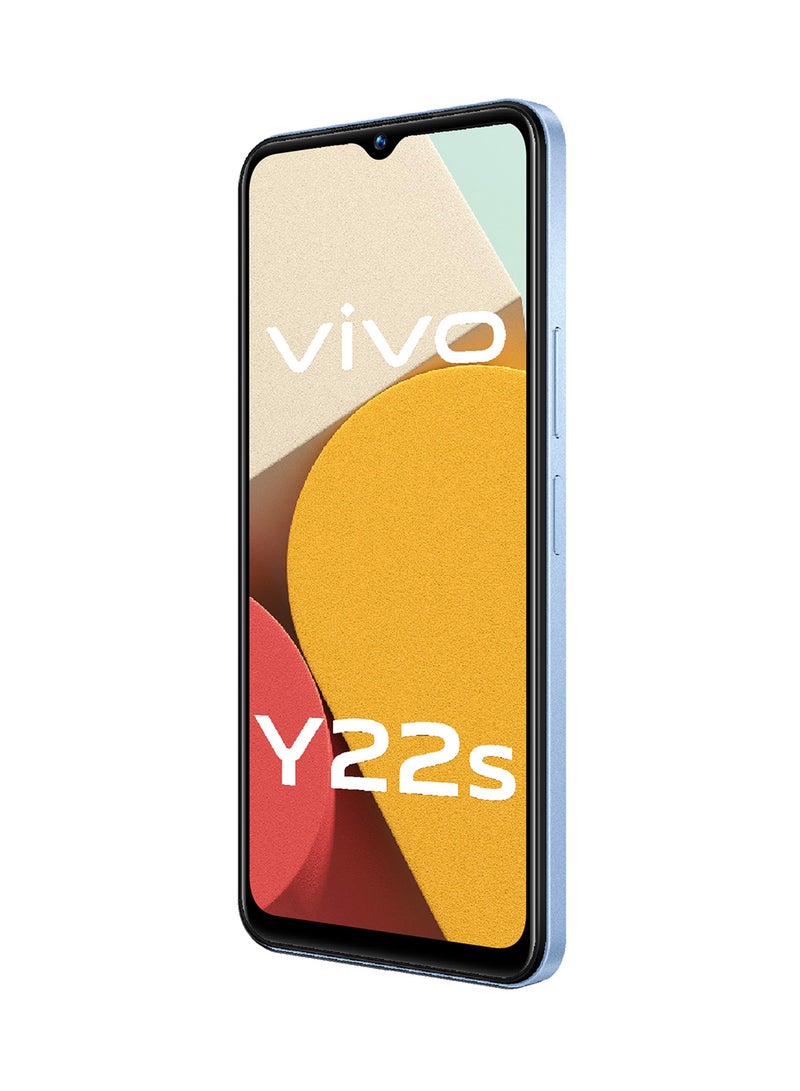 vivo - Y22s Dual SIM Summer Cyan 6GB RAM 128GB 4G LTE - Middle East Version - Image 1