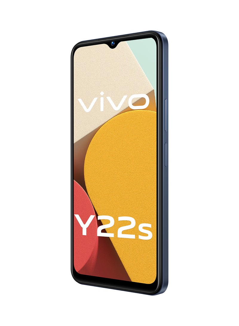 vivo - Y22s Dual SIM Starlit Blue 6GB RAM 128GB 4G LTE - Middle East Version - Image 1
