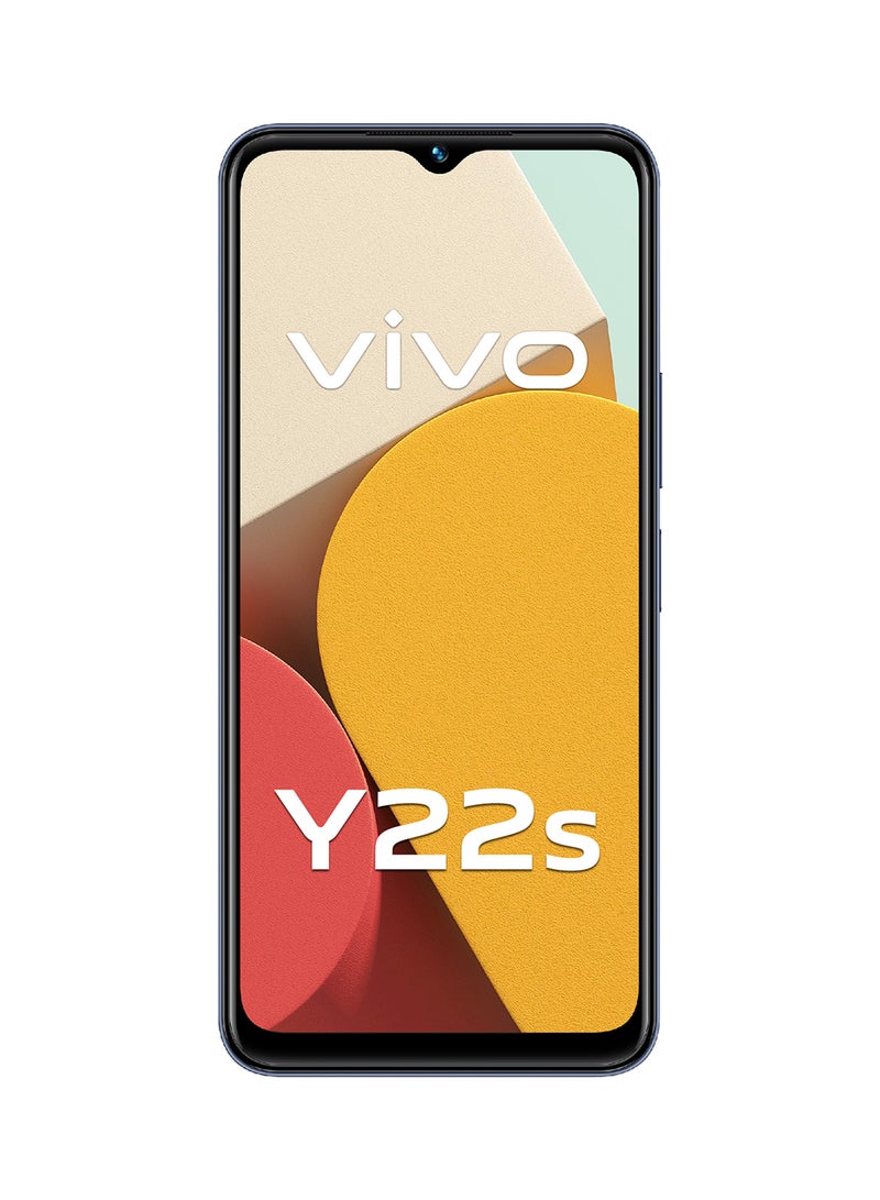 vivo - Y22s Dual SIM Starlit Blue 6GB RAM 128GB 4G LTE - Middle East Version - Image 1