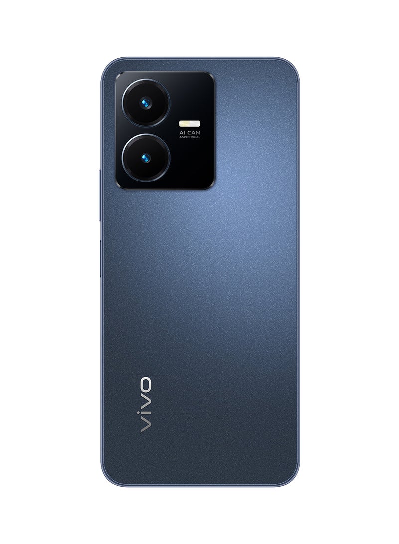vivo - Y22s Dual SIM Starlit Blue 6GB RAM 128GB 4G LTE - Middle East Version - Image 1