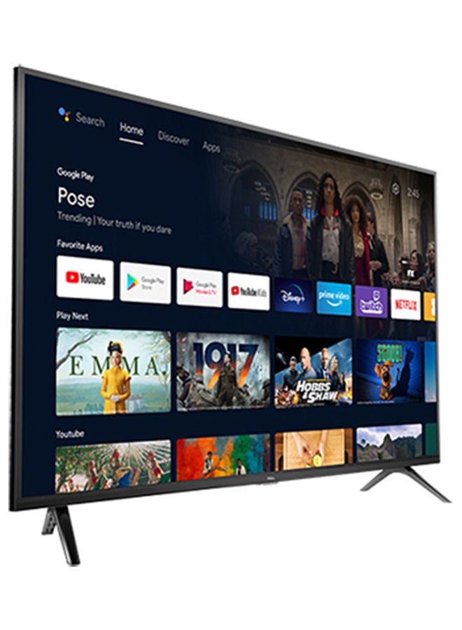 TCL - 32 Inch  2K HD Ready  Android Smart TV, Google Assistant With Hands-Free Voice Control HDR 10 32S5200 Black - Image 1