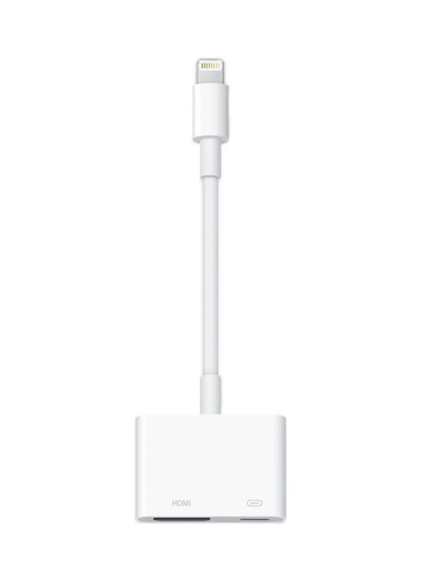 Lightning To HDMI Digital AV Adapter Cable White