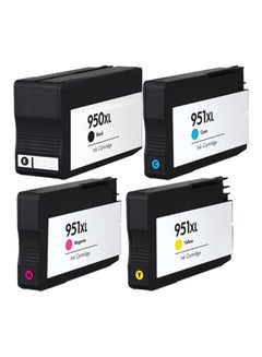 4-Piece 950XL And 951XL Ink Cartridge Set Black/ Cyan/Yellow/Magenta