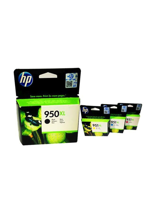 HP - 4-Piece 950XL And 951XL Ink Cartridge Set Black/ Cyan/Yellow/Magenta - Image 1