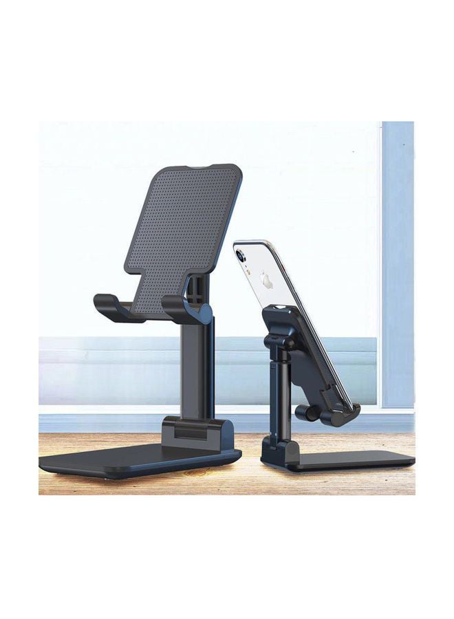 Folding Desktop Phone Stand Black