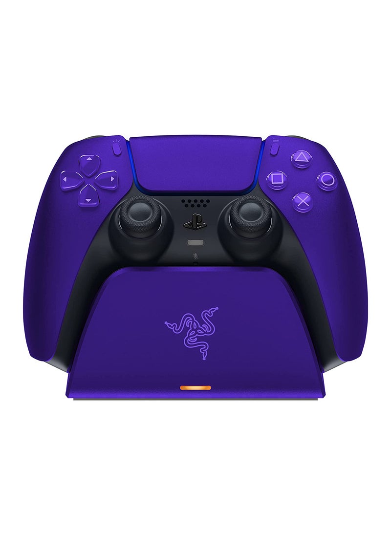 RAZER - Quick Charging Stand for PlayStation 5: Quick Charge - Curved Cradle Design - Matches PS5 DualSense Wireless Controller - Purple (Controller Sold Separately) - Image 1