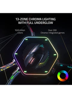 RAZER Basilisk V3 Pro Customizable Wireless Gaming Mouse - Fast Optical Switches Gen-3, HyperScroll Tilt Wheel, Chroma RGB, 11 Programmable Buttons, Focus Pro 30K Optical Sensor - Classic Black  - Image 3