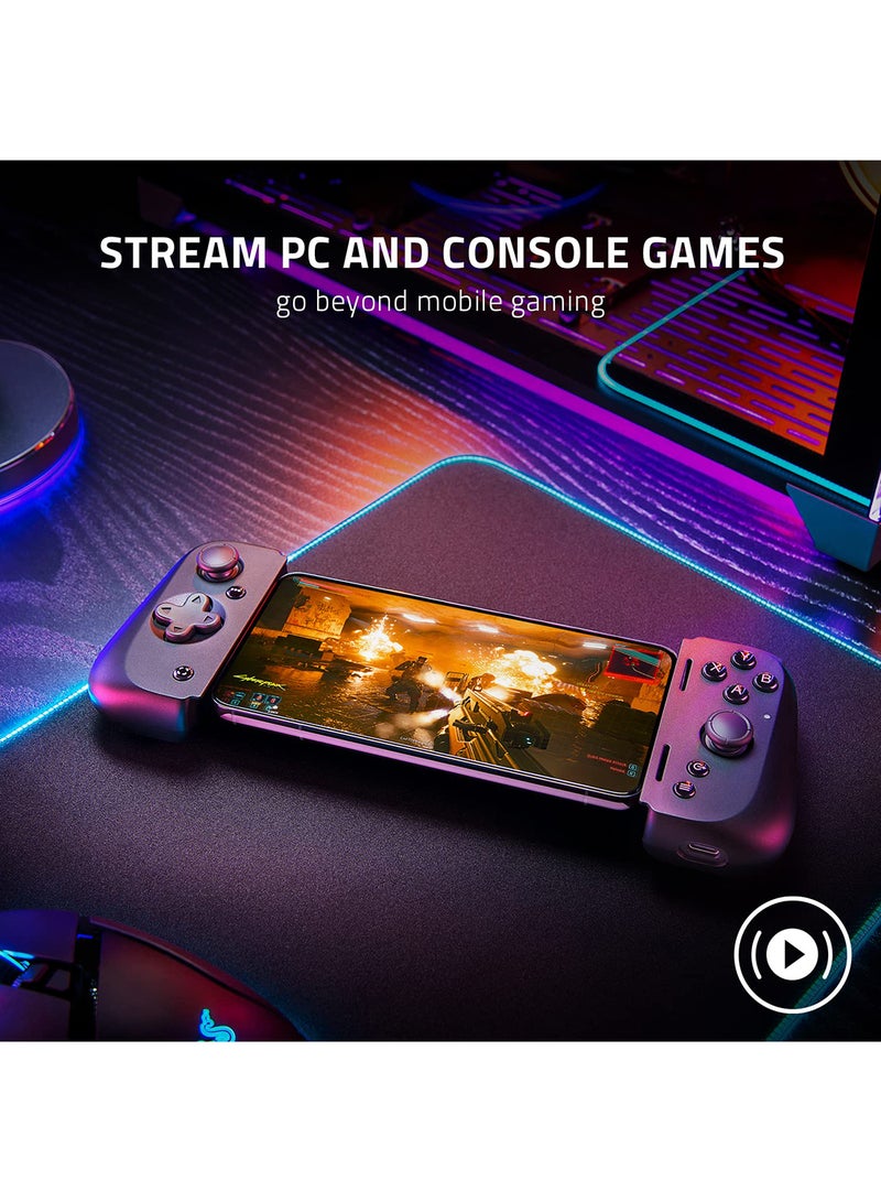 RAZER - Kishi V2 Mobile Gaming Controller For Android With Console Quality Gaming Controls Universal Fit With Extendable Bridge Stream PC - Image 1