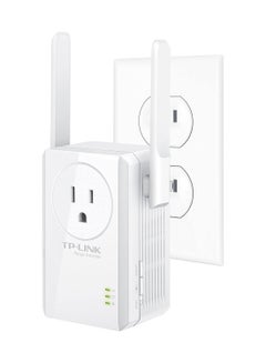 TP-LINK 300Mbps Wi-Fi Range Extender With AC Passthrough 300 Mbps White  - Image 2
