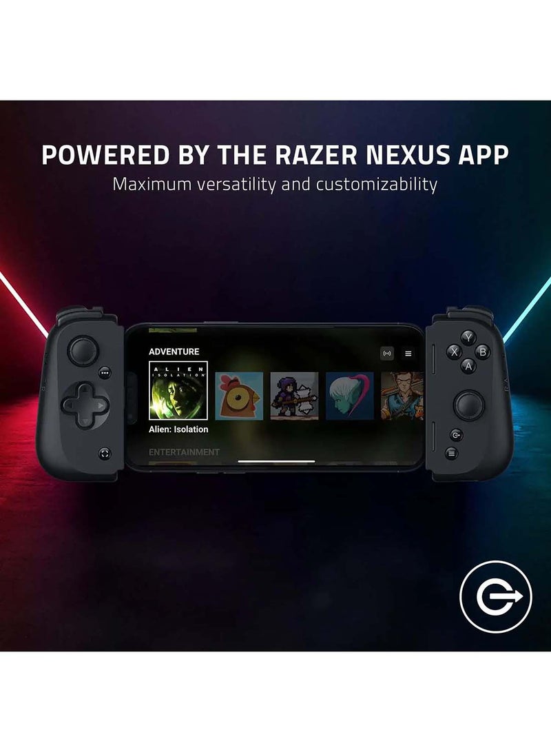 RAZER - Kishi V2 USB C Gaming Controller for iPhone and Android - Black - Image 1