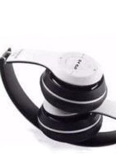 Generic Bluetooth On-Ear Headphones With Mic White/Black  - Image 4